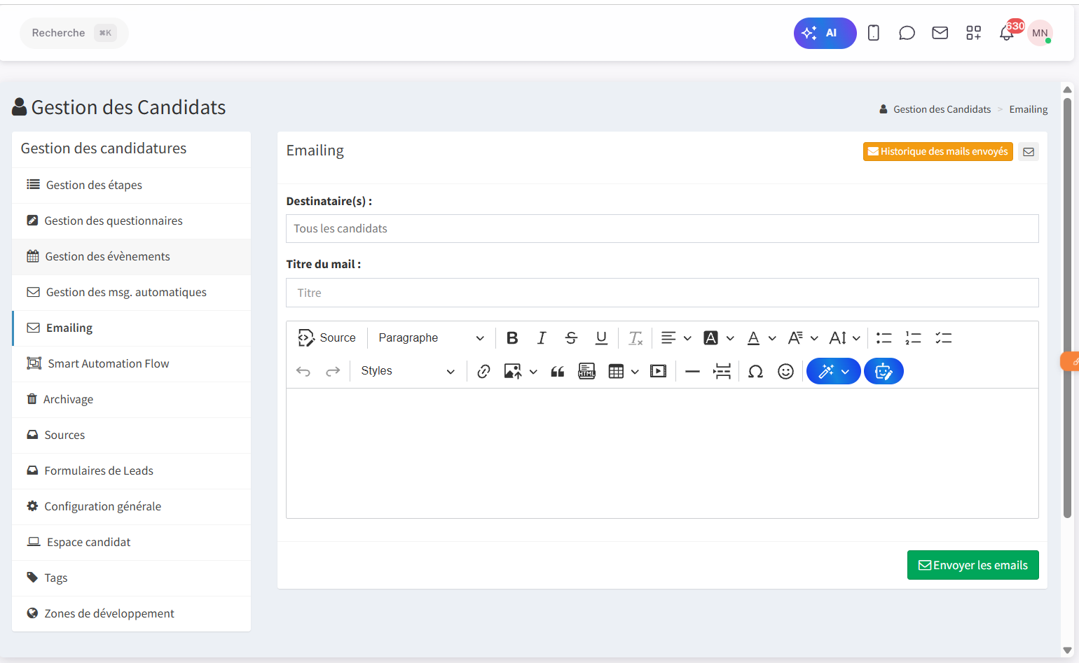 Emailing