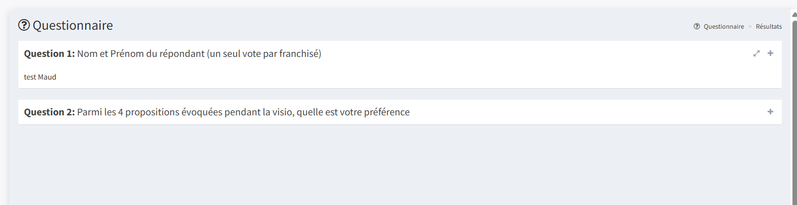 Sondages 2
